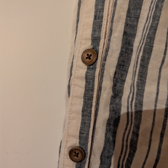 Zara linen midi skirt with pockets - Picture 2 of 4